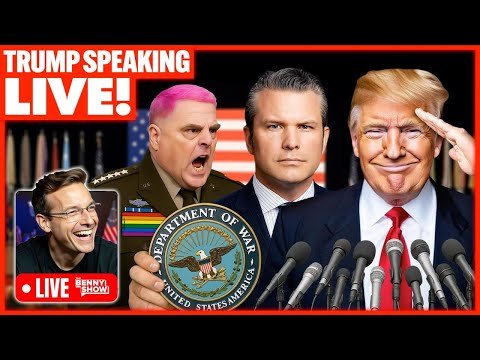 Trump Speaking to ALL U.S. Military Generals LIVE Right Now | Going To War or Woke PURGE? Get Ready…