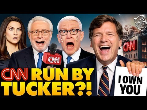 Tucker Carlson Ready To Buy CNN?! Tucker CONFIRMS Bid as CNN Anchors PANIC At Revenge Tour: Why Not?