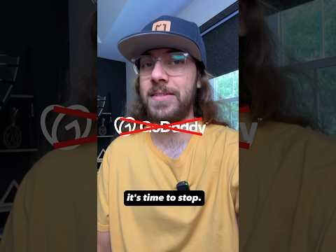 STOP Using GoDaddy! #domains #domain #domainnames #godaddy #webhosting #websitebuilder