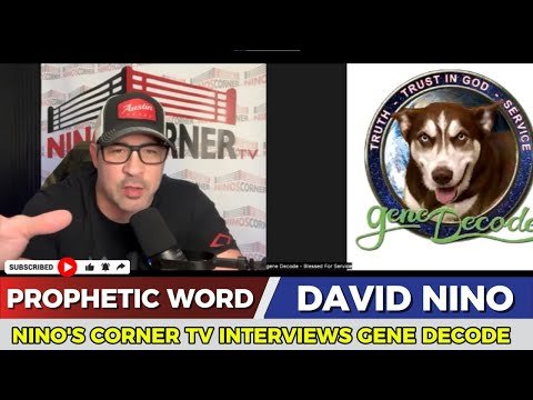 Gene Decode Prophecy Updates✝️David Nino Rodriguez with Nino's Corner TV interviews gene Decode