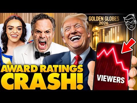 COLLAPSE: Golden Globes Ratings TANK As Woke Hollywood SCREAMS Over ICE Deportations | 'Trump CURSE'