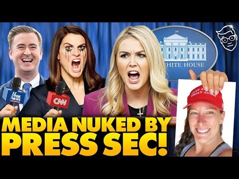 Karoline Leavitt Pulls Out Big Ashli Babbit BOMBSHELL In Briefing, Holds Up Physical Evidence of Lie