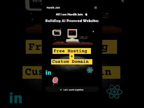 Free Hosting 🚀+ Custom Domain – Deploy your Site Free with Netlify🔥|