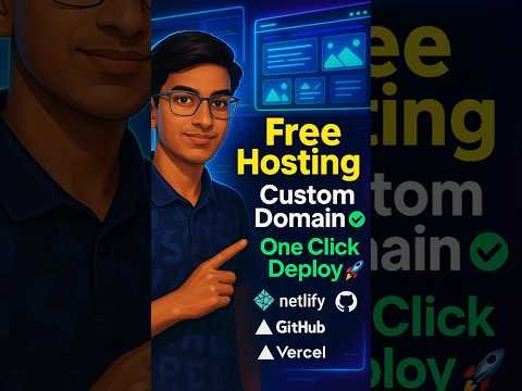 💸Free Hosting + Custom Domain?! Here’s How 👀 #freehosting #webhosting #webdevelopment