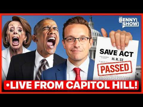 LIVE From Congress as the SAVE America Act PASSES, Voter ID to END Election Fraud | Obama in PANIC