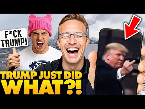 Trump Drops F-BOMB, Flips Off Lib Protester On Live TV Reporters SCREAM | Internet EXPLODES