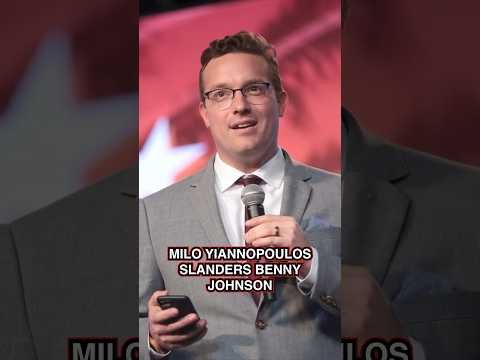 Milo Yiannopoulos SLANDERS Benny Johnson