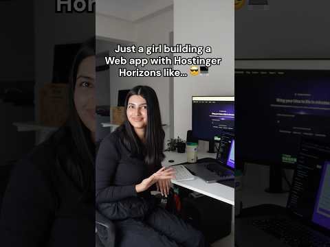 From Idea to Web App — No Coding Needed! Just Hostinger Horizons