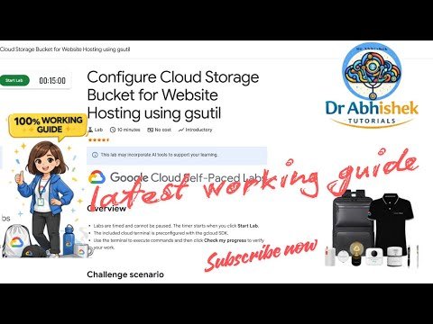 Configure Cloud Storage Bucket for Website Hosting using gsutil | Step By Step | #qwiklabsarcade2026