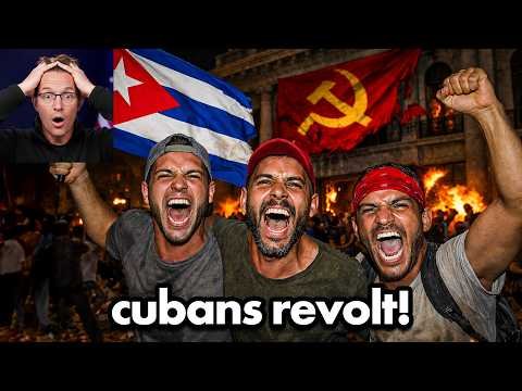 Cubans BURN Down Communist Party Headquarters…