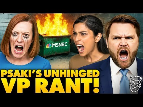 JD Vance ENDS Jen Psaki’s Career, TORCHES Lib Wine Mom Pod that Attacked His Wife: ‘Miserable Witch’