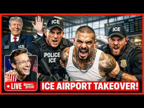 BACKFIRE: Trump Deploys ICE to Airports! Illegals Mass ARRESTED, Lines Fixed as Libs SCREAM