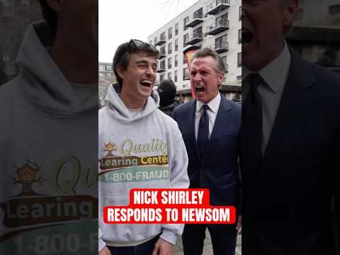 Nick Shirley Just Responded to Gavin Newsom…