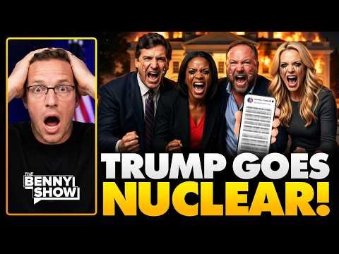 Trump TORCHES Tucker, Alex Jones, Candace, Megyn Kelly | The Internet's Reaction Says it All…