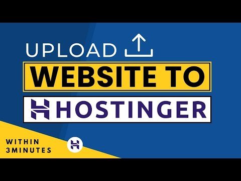 How To Upload Website To Hostinger 2026 | Host A Website On Hostinger