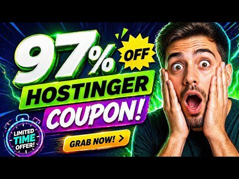 Best Hostinger Coupon Code 2026 🔥 | Hostinger Coupon Code | Coupon Code For Hostinger