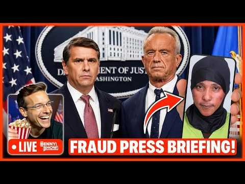 🚨Trump DOJ Announcing 15 ARRESTS For $90M FRAUD in Minneapolis LIVE Right Now…