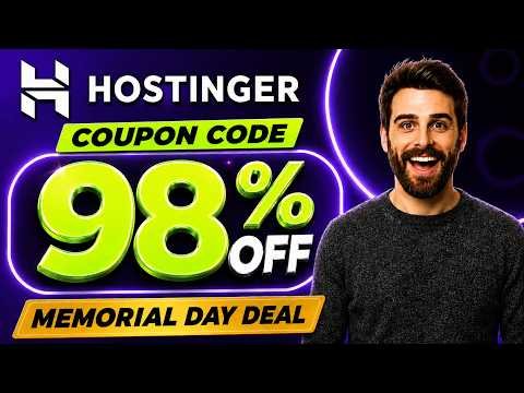 Hostinger Coupon Code Today | Best Web Hosting | Best Hostinger Savings Guide + Extra 20% Discount