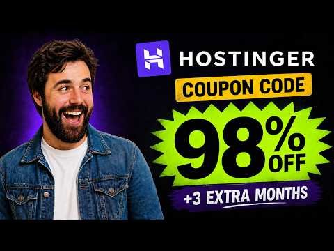 Hostinger Coupon Code Today | Hostinger Website Builder Tutorial | Best Web Hosting Deal