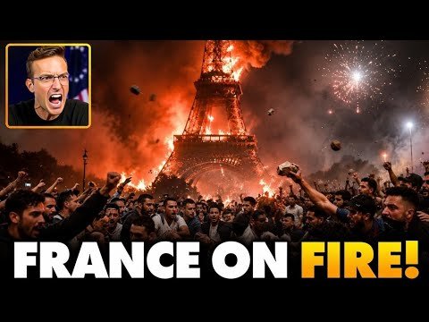 France Has Fallen: Paris Set ABLAZE, Eiffel Tower on FIRE! 3rd World Invaders BURN Down City…🔥