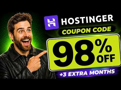 Hostinger Coupon Code Today | Hostinger Website Builder Tutorial | VERIFIED Best Web Hosting Deal