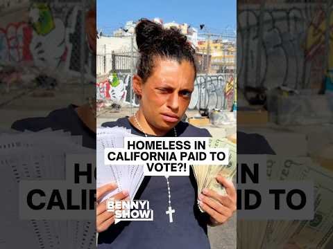 Democrats Caught PAYING Homeless for Votes