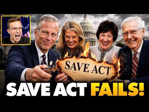 OUTRAGE! Republicans Vote With Democrats to KILL The SAVE Act | Traitors Exposed as Thune Betrays…