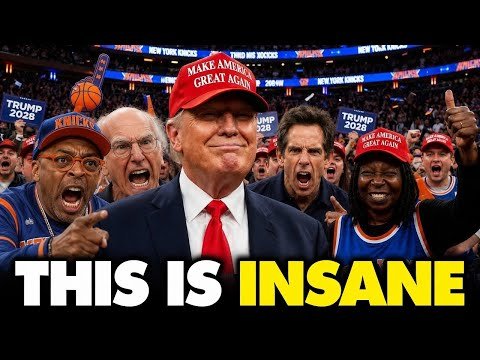 Madison Square Garden ROARS As Trump Crashes NY Knicks Finals Game | Trump's Reaction Shocks World 🏀