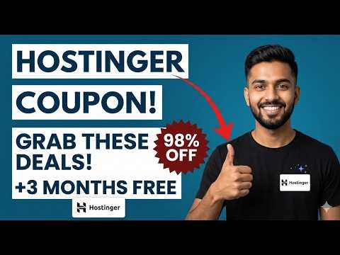 Hostinger Coupon Code 2026 | Get The Biggest Web Hosting Deal Now