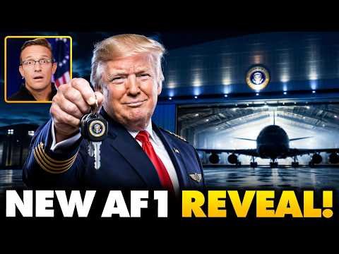 Trump Unveils The NEW Air Force One LIVE At Military Base, Stunned Reporters Left Gasping…✈️