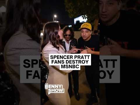 MSNBC Cuts The Feed on SAVAGE Spencer Pratt Supporters 🤣