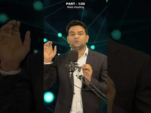 Web Hosting series Part 1,  what is web hosting ? #webhosting #webserver #shorts