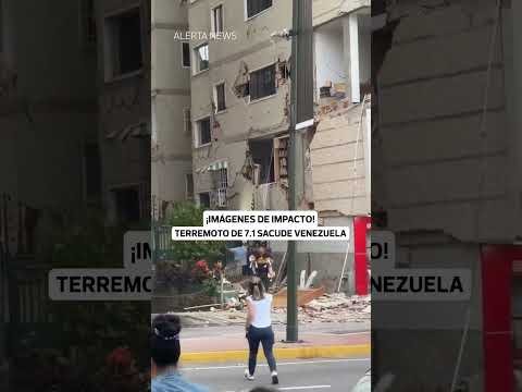 🚨 ¡ÚLTIMA HORA! Primeras imágenes del fuerte TERREMOTO de 7.2  en VENEZUELA | Gestión Mundo