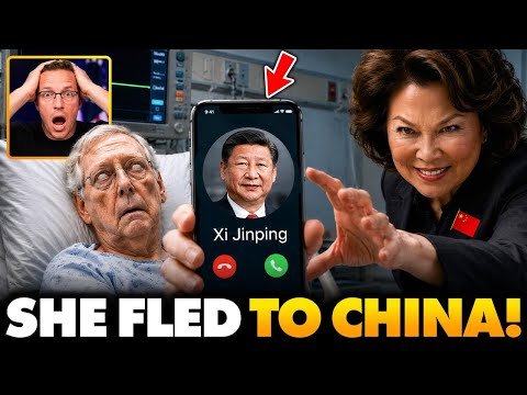 🚨Mitch McConnell's Wife Just Fled To CHINA While Husband Unconscious On 'Death Bed!’ Spy Confirmed?