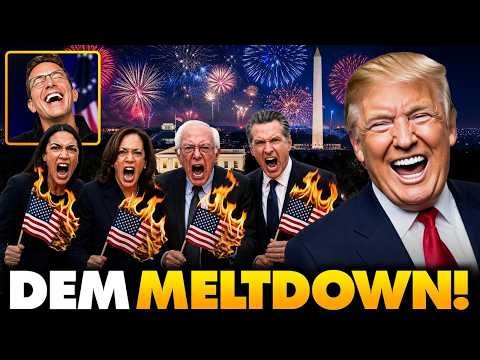 Libs Throw Hysterical, Unhinged 4th Of July MELTDOWNS As America Roars For Trump's USA 250 Blowout🇺🇸