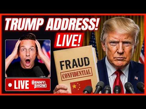 🚨 Trump EXPOSING Election Fraud LIVE Now In Address to The Nation From White House | BOMBSHELL