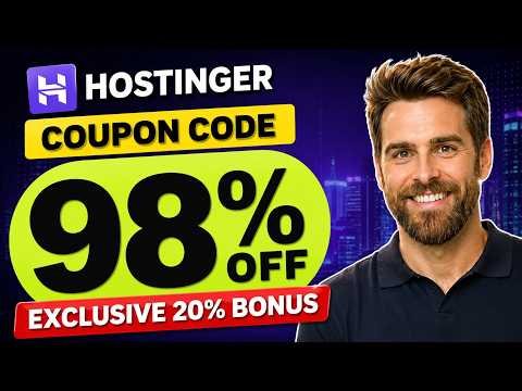 Hostinger Coupon Code 2026 | 20% EXTRA Hostinger DISCOUNT | Hostinger Code Promo