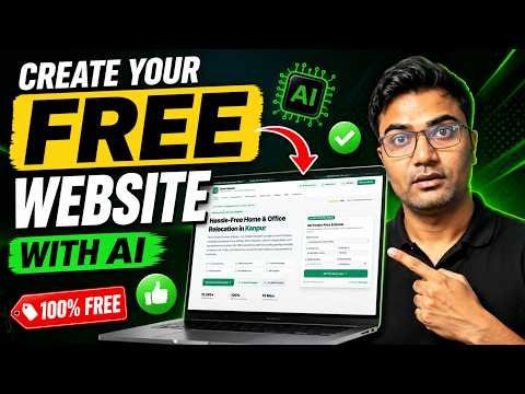 How to Create a FREE Website With AI 2026 | AI Se Free Website Banakar Live Kare Complete Tutorial