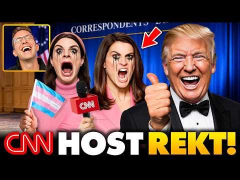 Trump Compares CNN Anchor to Dylan Mulvaney Right to Her FACE | Room of Reporters GASP, CNN Rages…🤬