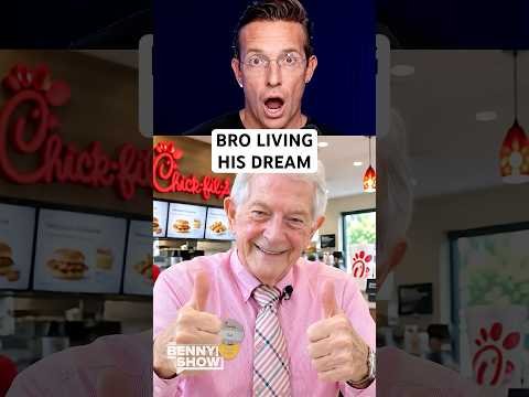 92 Year Old Man Lives Dream at Chick-fil-A