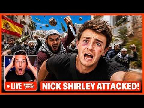 🚨Nick Shirley LIVE Right Now After Muslim Mob Tries To STAB and STONE Him To DEATH On-Camera in E.U.