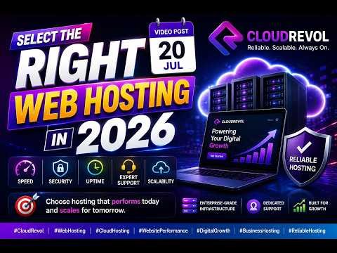Select the Right Web Hosting in 2026