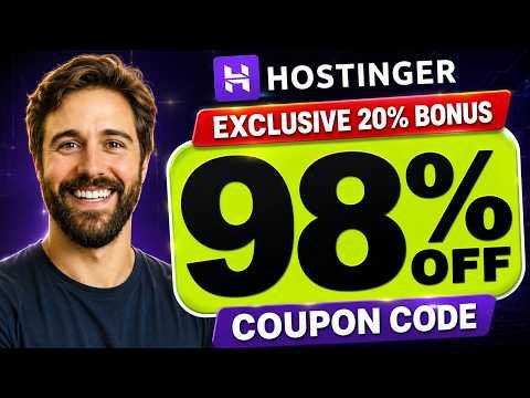Hostinger Coupon Code 2026 ⭐ TOP DEAL | EXCLUSIVE 20% Hostinger Promo Code | Hostinger Discount Code