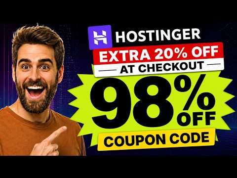 Hostinger Coupon Code 2026 🔥 SEPTEMBER DEAL | EXTRA 20% Hostinger Discount Code | Promo Code