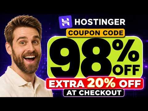Hostinger Coupon Code 2026 💥 EXTRA 20% Hostinger Discount Code | Hostinger Promo Code
