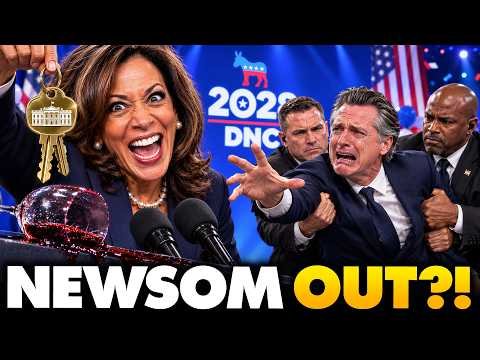 🚨Gavin Newsom DROPS OUT of 2028 Presidential Race in PANIC Move… If Kamala Runs Again ‘I'M OUT!'
