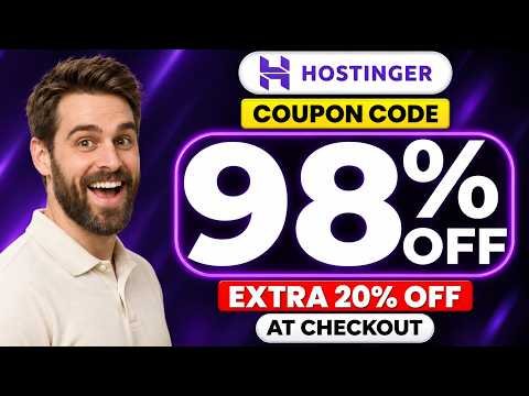Hostinger Coupon Code 2026 | Hostinger Discount Code | EXTRA 20% OFF | Hostinger Promo Code