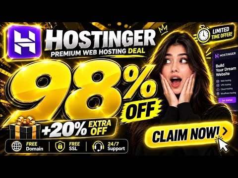 Hostinger Coupon Code 2026 🔥 Unlock Best Hosting Discount | Coupon code for hostinger