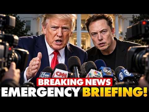🚨Trump and Elon Musk SHOCK Reporters with Emergency Press Conference at White House— What Happened…