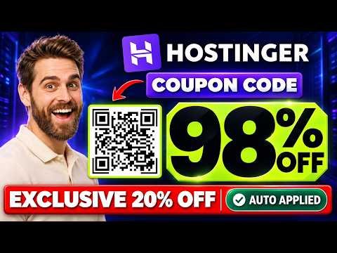 Hostinger Coupon Code 2026 | BEST Web Hosting DEAL | UNLOCK Extra 20% OFF